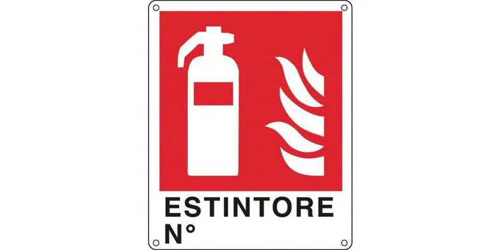 Cartello estintore