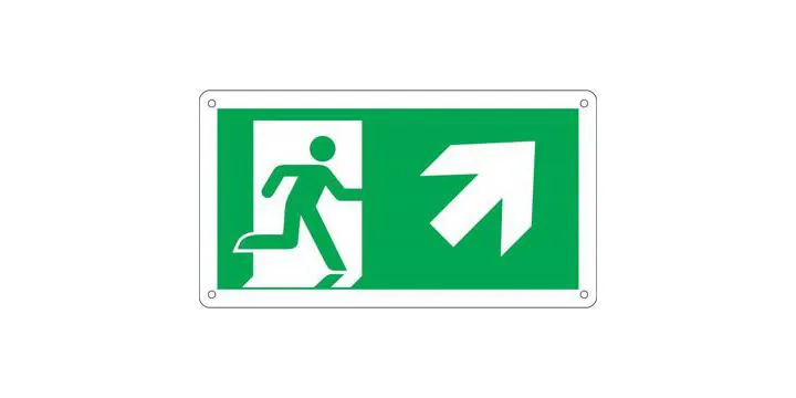 Cartello uscita di emergenza 