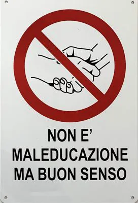 Cartello buon senso 