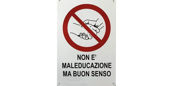 Cartello buon senso 